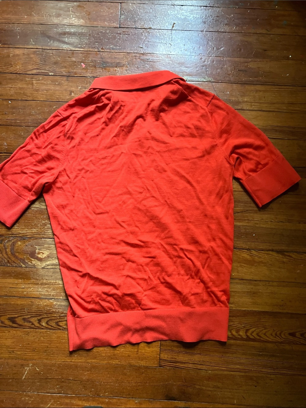 COS Silk Blend Knit Polo Shirt - Picture 4 of 4
